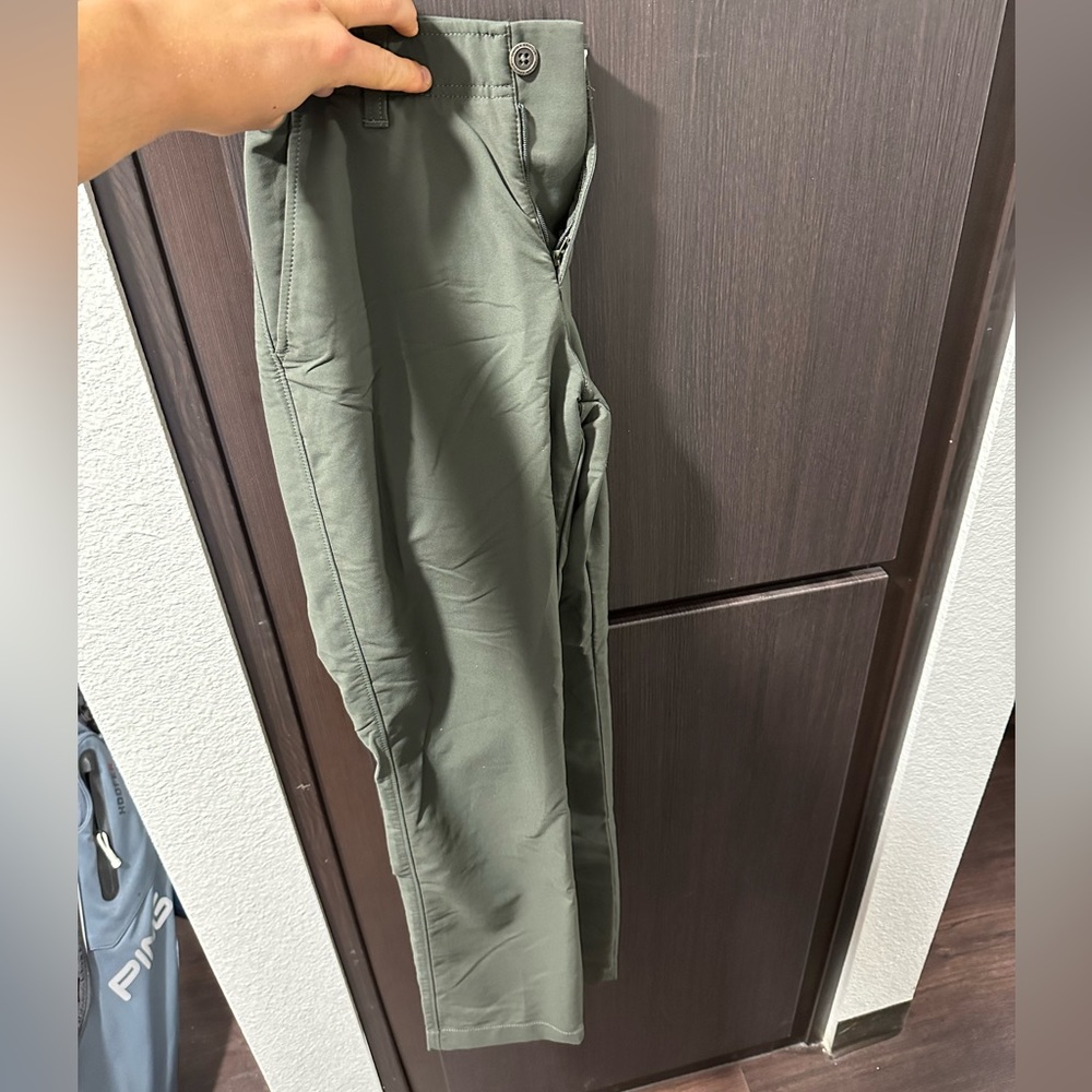 Green Under Armour pants